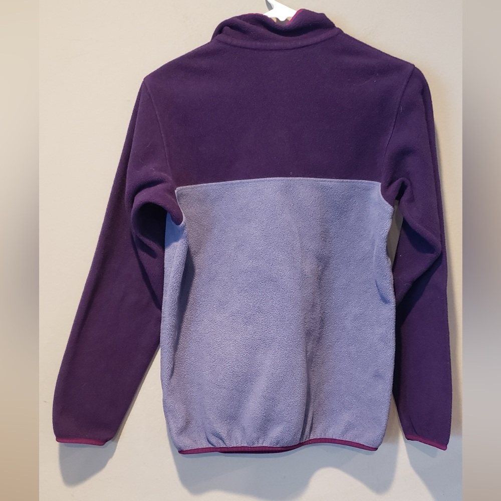 Patagonia Synchilla Maroon and Teal Pullover Size xs - Picture 2 of 3